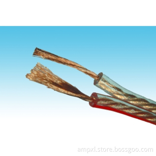 Clear Speaker Cable & Transparent Audio Wire